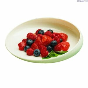 GripWare Round Scoop Dish Plastic
